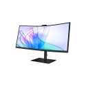 Samsung ViewFinity S6 S34C652VAU Monitor 34'' VA, UWQHD 3440x1440, 5 ms, 350 cd/m2, 100 Hz, Black