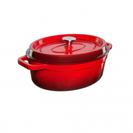 OVAL POT WITH A LID. 5.6L CAPACITY