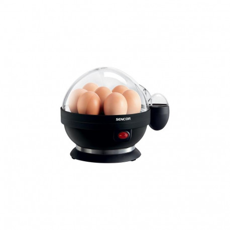 Sencor SEG 710BP egg cooker 7 egg(s) 380 W Black, Transparent