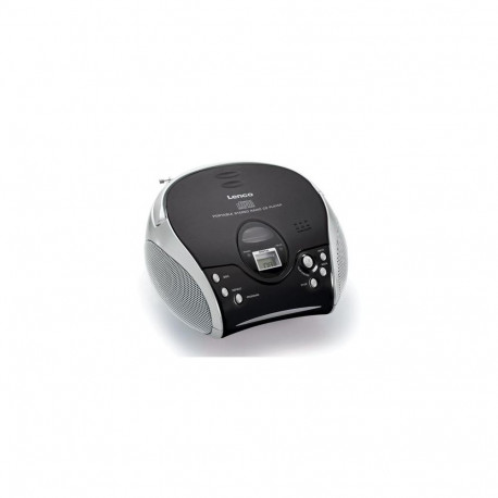 Lenco SCD-24 Digital FM Black, Silver MP3 playback