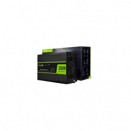 Green Cell INV11 power adapter/inverter Auto 2000 W Black