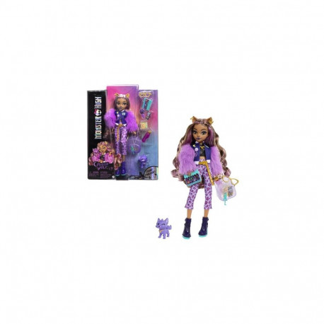 Monster High Clawdeen Wolf Fashion Doll with Pet Dog Crescent and Accessories