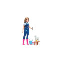 Barbie 65th Anniversary Doll &amp; 10 Accessories, Farm Veterinarian Set