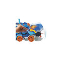 Hot Wheels City Ultimate T-Rex Transporter, Hauler Transforms into a Dino, Featured in “Let’s Race”