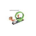 Hot Wheels City Gator Loop Pizza Place Playset, Track Set with 1 Toy Car