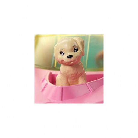 Barbie Doll and Boat with Puppy and Accessories, Floats in Water, for 3 to 7 Year Olds
