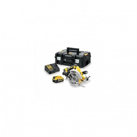 DeWALT DCS570P2-QW portable circular saw 18.4 cm Silver, Yellow 5500 RPM