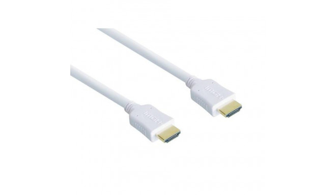 Alcasa 2m, 2xHDMI HDMI cable HDMI Type A (Standard) White
