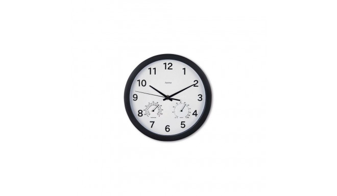 Hama Malta Quartz clock Circle Black