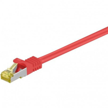 Goobay CAT 7, 5m networking cable Red Cat7 S/FTP (S-STP)
