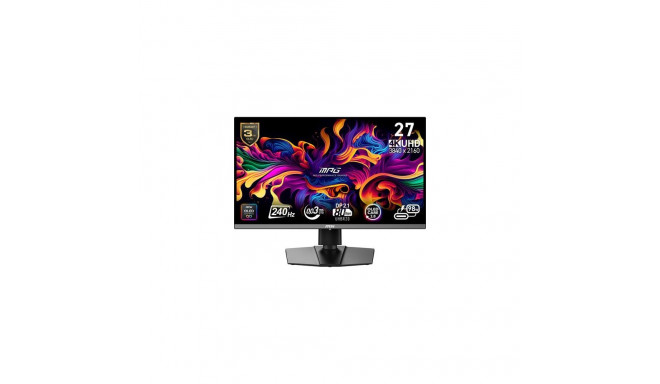 MSI MPG 272URX QD-OLED computer monitor 67.3 cm (26.5&quot;) 3840 x 2160 pixels 4K Ultra HD Blac