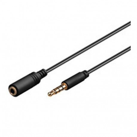 Goobay 1m 3.5mm audio cable Black