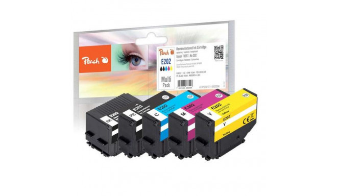 Peach PI200-674 ink cartridge 5 pc(s) Compatible Standard Yield Black, Cyan, Magenta, Yellow