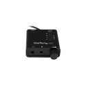 StarTech.com USB Stereo Audio Adapter External Sound Card with SPDIF Digital Audio and Stereo Mic