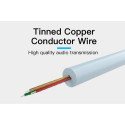 Vention 3.5mm Male to 2RCA Male Audio Cable 3M Black Metal Type