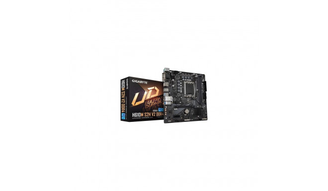 GIGABYTE H610M S2H V2 DDR4 Motherboard - Supports Intel Core 14th CPUs, 6+1+1 Hybrid Phases Digital 