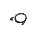 Lanberg CA-C5CA-11CC-003-BK power cable Black 3 m C5 coupler CEE7/7