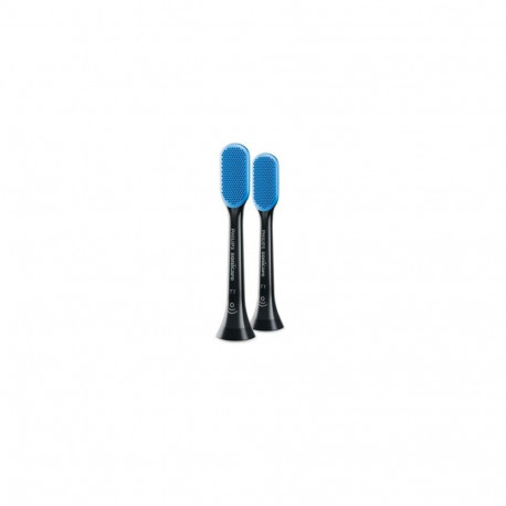Philips Sonicare TongueCare+ HX8072/11 toothbrush head 2 pc(s) Black, Blue