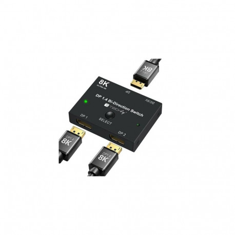 Techly IDATA-DP-2DP-8KT video switch DisplayPort