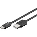 Goobay USB 2.0 Cable (USB-C to USB A), Black, 1.8m