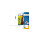 HERMA Inkjet labels A4 210x297 mm white film matt weatherproof 10 pcs.