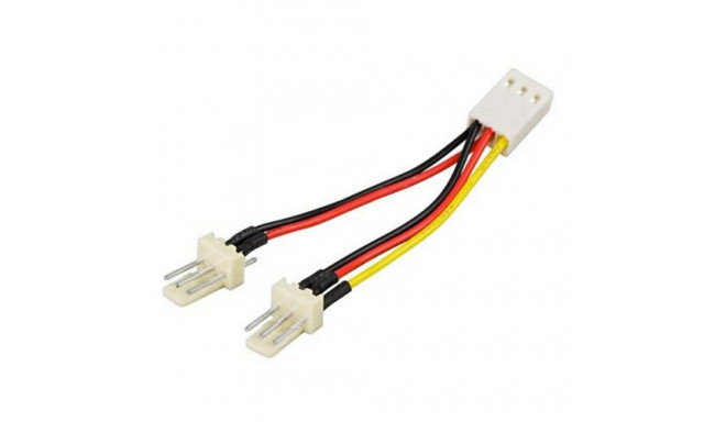 Deltaco SSI-36 power cable Yellow 3-pin 2 x Molex (3-pin)