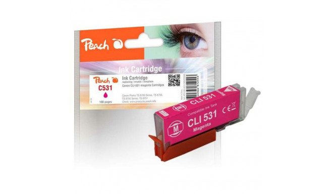 Peach PI100-501 ink cartridge 1 pc(s) Compatible Standard Yield Magenta