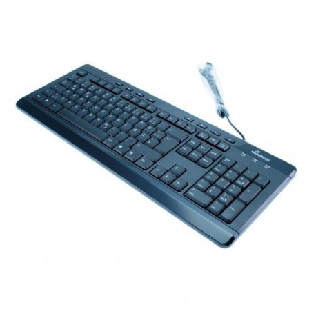 MediaRange MROS102 keyboard Universal USB QWERTZ German Black