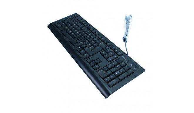 MediaRange MROS101 keyboard Office USB QWERTZ German Black