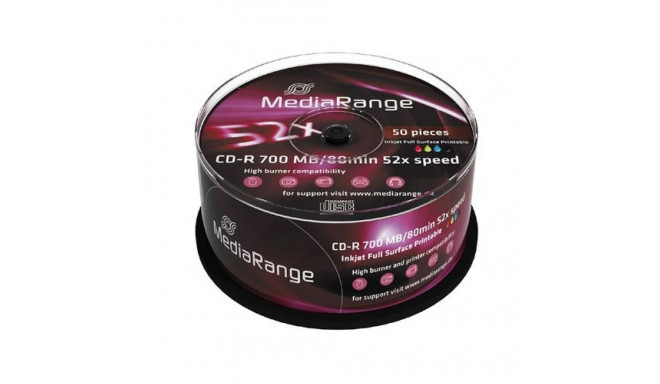 MediaRange MR208 blank CD CD-R 700 MB 50 pc(s)