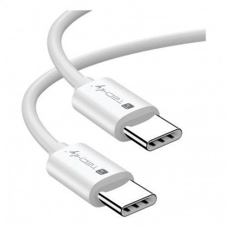Techly ICOC-MU4-40G240W1 USB cable USB4 Gen 3x2 1 m USB C White