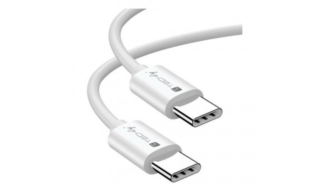Techly ICOC-MU4-40G240W1 USB cable USB4 Gen 3x2 1 m USB C White