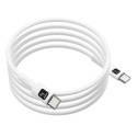 Techly ICOC-MUSB20-C60W1 USB cable USB 2.0 1 m USB C White