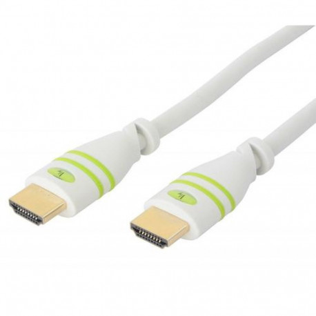 Techly 5m High Speed ​​HDMI Cable with Ethernet A/A M/M White ICOC HDMI-4-050WH