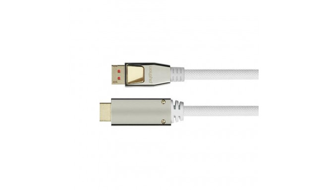 Python GC-M0223 video cable adapter 3 m DisplayPort HDMI White