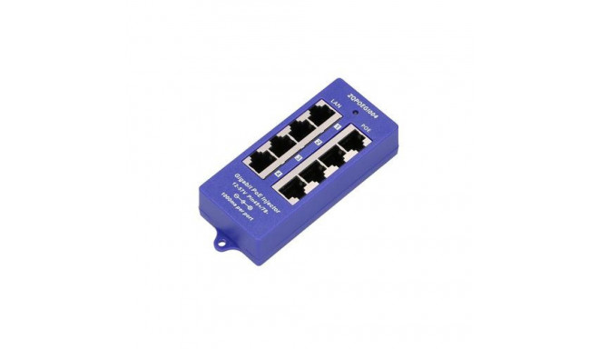 Extralink Gigabit PoE Injector 4 Port 4x 1000Mb/s RJ45