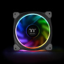 Thermaltake CL-F076-PL12SW-A computer cooling system Computer case Fan 12 cm Black