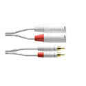 Cordial 2 x RCA/2 x XLR, 6 m audio cable 2 x XLR (3-pin) White