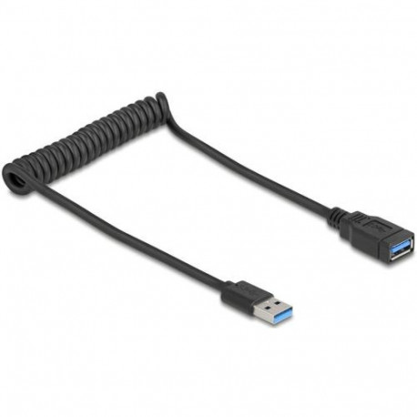 DeLOCK 90367 USB cable 0.6 m USB A Black