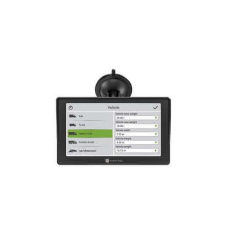 Navitel E777 Truck navigator Fixed 17.8 cm (7") Touchscreen Black