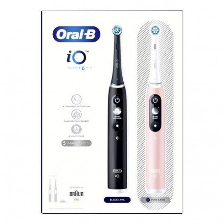Oral-B 80375669 electric toothbrush Adult Rotating-oscillating toothbrush Black, Pink