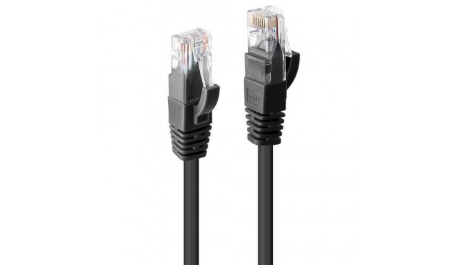 Lindy 0.5m Cat.6 U/UTP Network Cable, Black