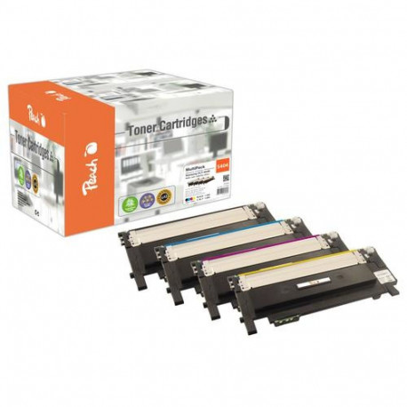 Peach PT666 toner cartridge 4 pc(s) Compatible Black, Cyan, Magenta, Yellow