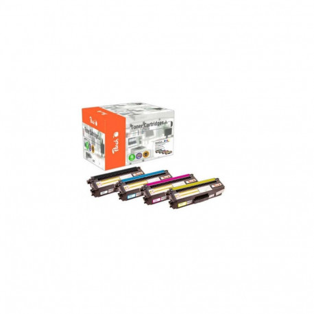 Peach 112061 toner cartridge 4 pc(s) Compatible Black, Cyan, Magenta, Yellow