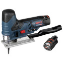 Bosch Akumuliatorinis siaurapjūklis GST 12V-70, 2x3,0Ah