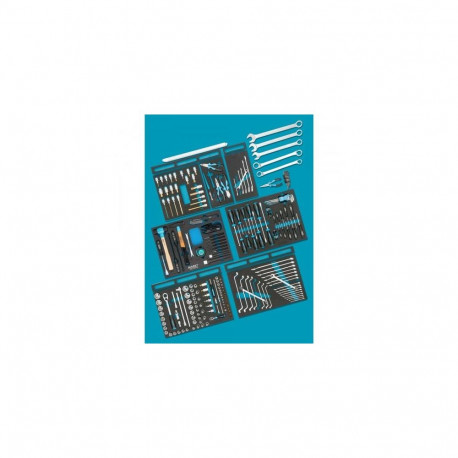 HAZET 0-2500-163/214 mechanics tool set 214 tools