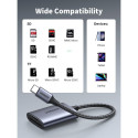UGREEN USB-C SD/TF mälukaardilugeja alumiiniumkorpusega
