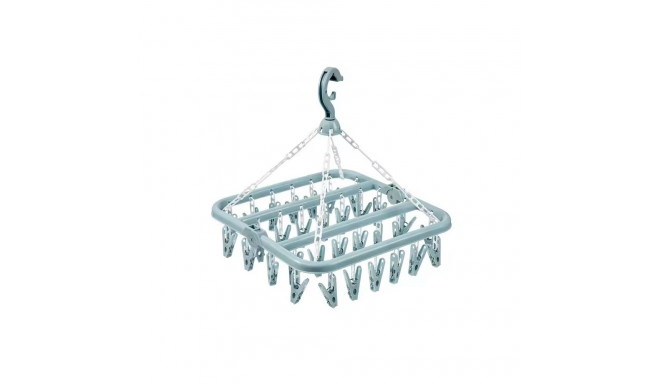 AG542C SUSZARKA NA SKARPETKI 32 KLIP.     NIEBIESKA