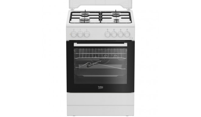BEKO Gas Cooker FBST62110DW, Width 60 cm