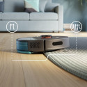 Philips HomeRun 3000 Series Aqua Wet and dry cleaning robot XU3000/01, charging station, HomeRun app